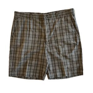 Tommy Bahama Vintage Cotton Silk Men's Shorts 40 Blackwatch Plaid Breathable